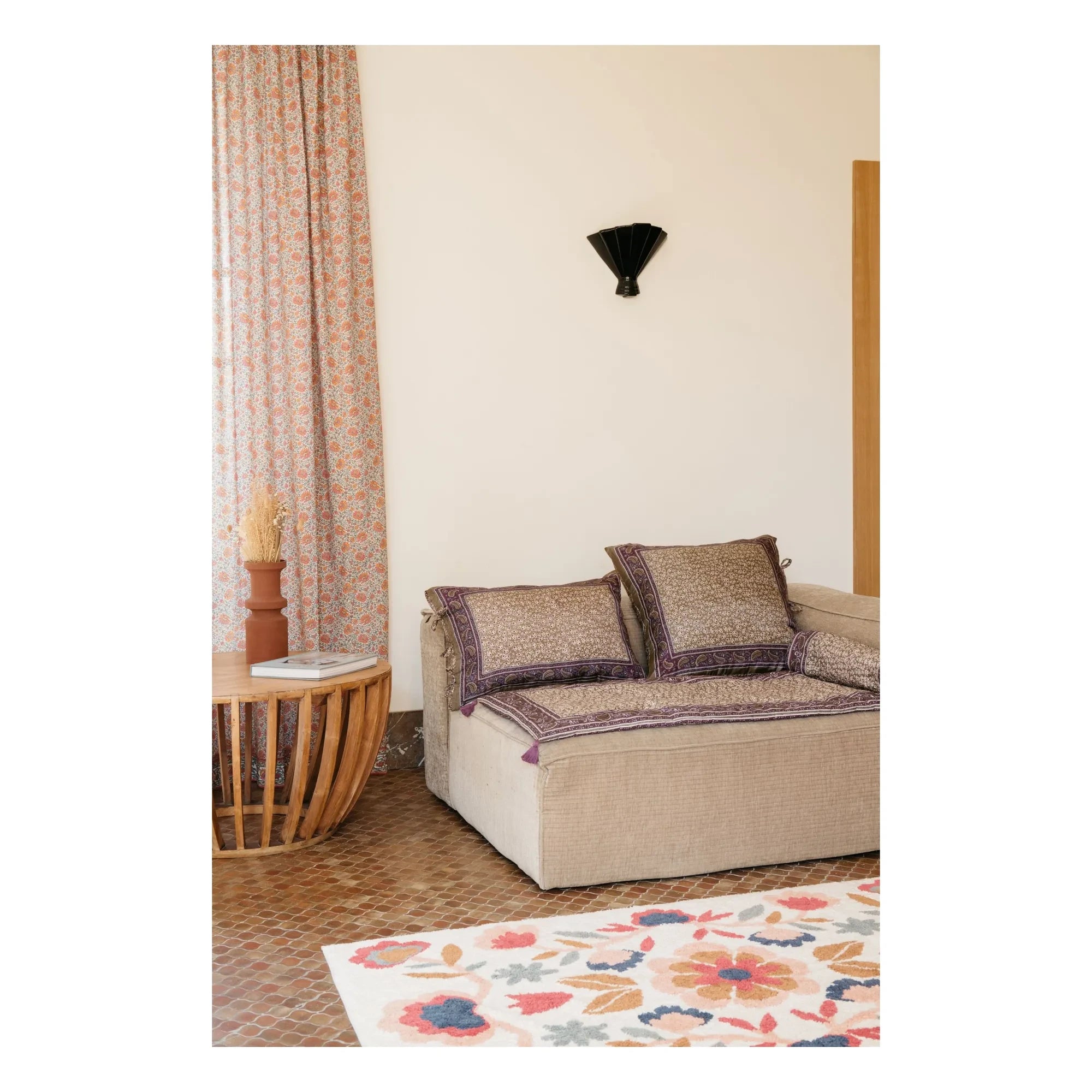 Louise Misha - Jamy Organic Cotton Sofa Cover | Khaki