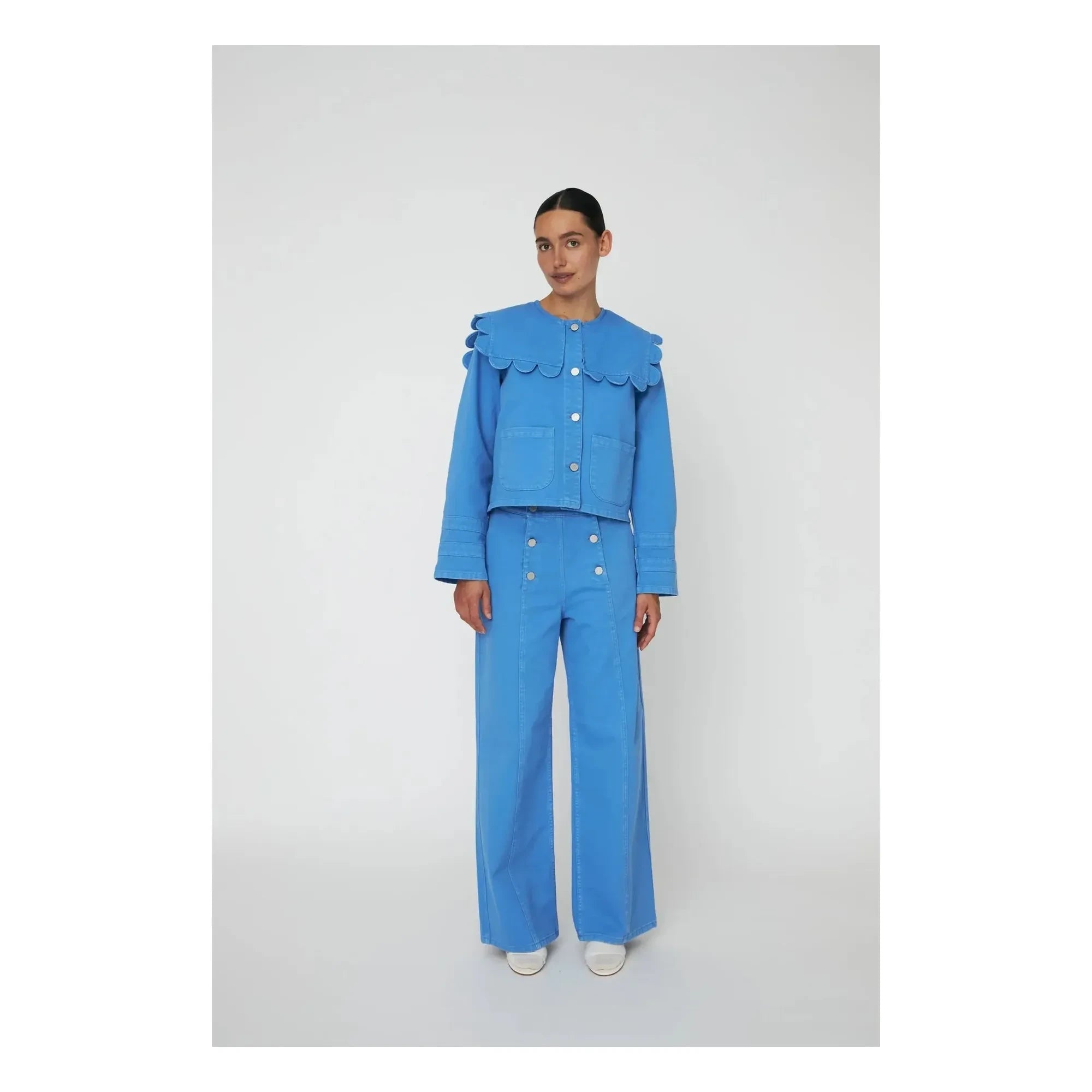 Stella Nova - Organic Cotton Nautical Jacket | Blue