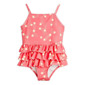 Mini Rodini - Flying Stars Recycled Fibres Swimsuit | Pink