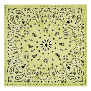 Call it by your name - Small Silk Bandana | Yellow