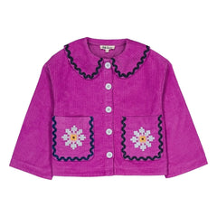 Hello Simone - Duchesse Velvet Jacket | Pink
