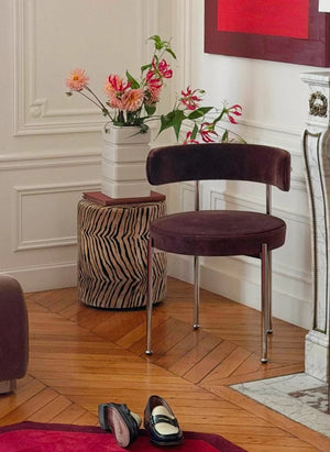 The Socialite Family - Libera Velvet Chair | Chocolate