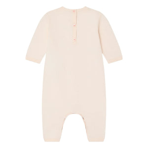 Bonpoint - Atilou Cherry Organic Cotton Romper | Nude