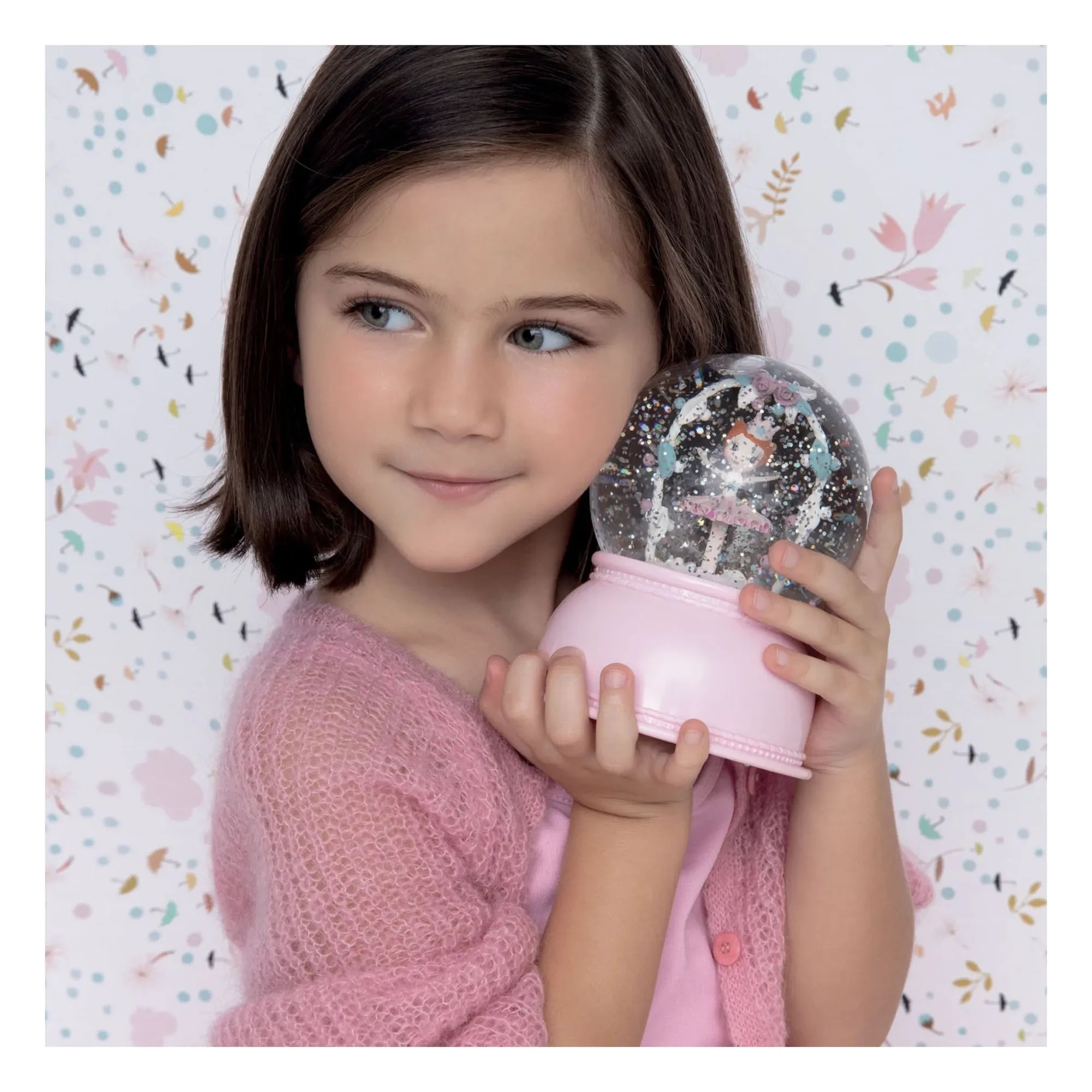 Djeco - Ballerina Snow Globe with Night Light