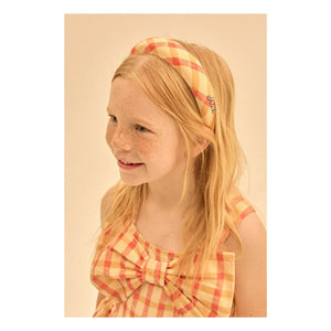 Jelly Mallow - Carreaux Headband | Yellow