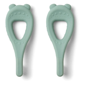 Liewood - Janelle Silicone Baby Toothbrushes - Set of 2 | Peppermint