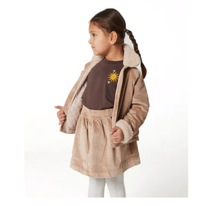 Copenhagen Colors - Organic Cotton Corduroy Skirt | Beige