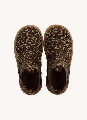 Angulus - Pony Leopar Chelsea Botlar | Kahverengi