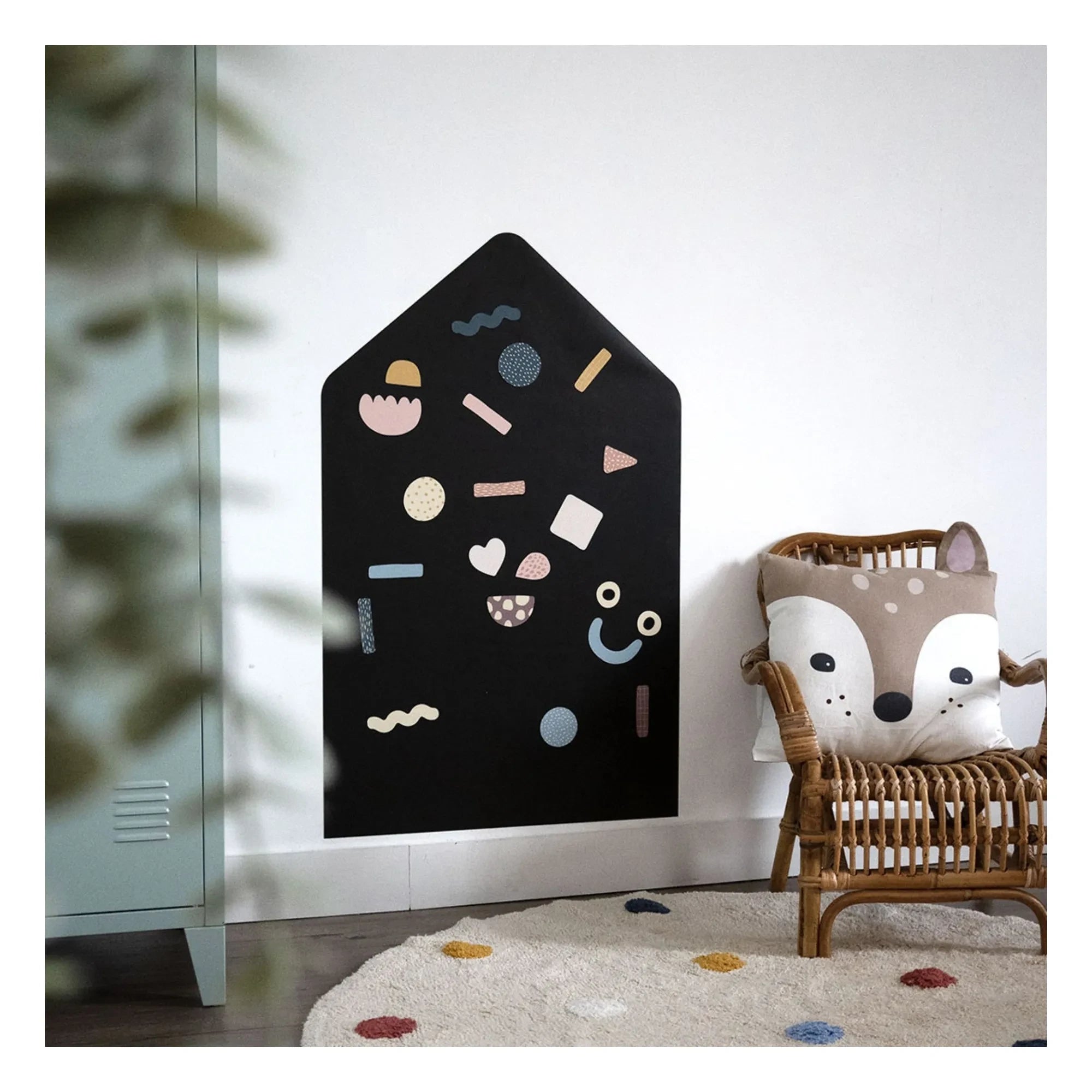 Ferflex - Magnetic wall panel set with 21 geometric shapes for home and office