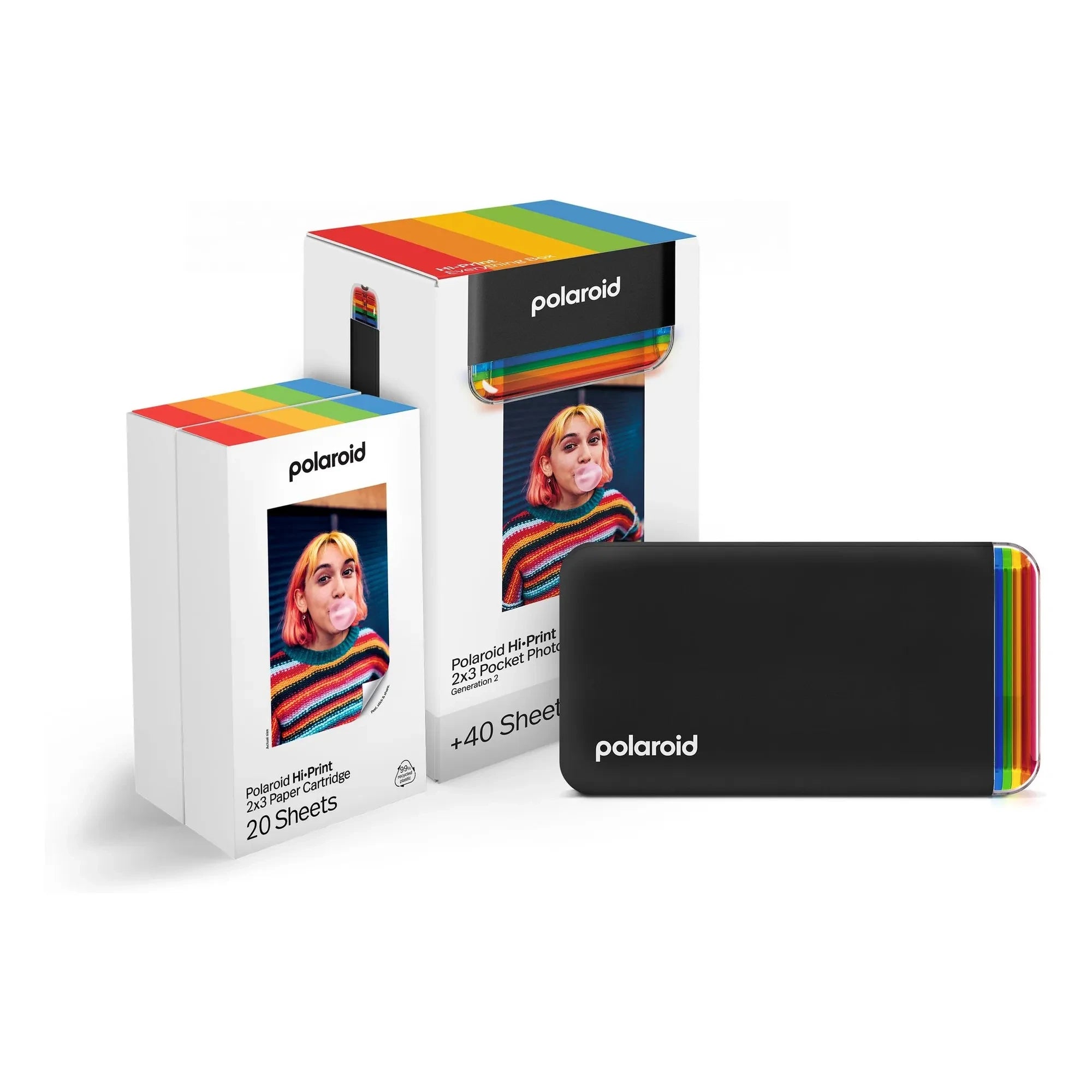 Polaroid - Hi-print Gen 2 Photo Printer Set | Black