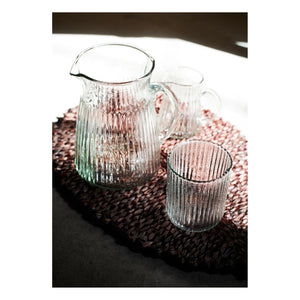 Madam Stoltz - Ribbed Glass Jug