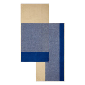 Suite 702 - Bathroom Towel, Lex Pott - 2-piece Set | Blue