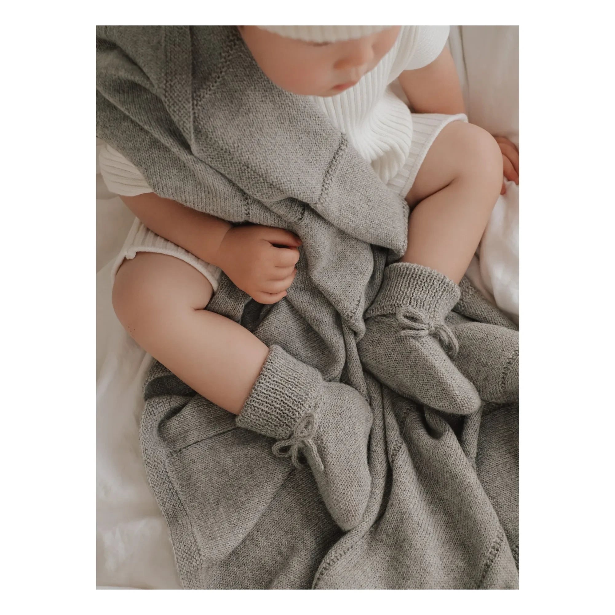 Main Sauvage - Alpaca Slippers | Gray