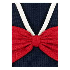 Konges Sløjd - Bowie Knot Swimsuit Recycled Fibers | Navy Blue
