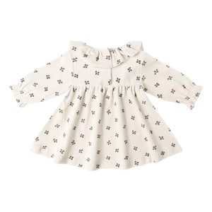 Quincy Mae - Holly Berry Dress | Ecru