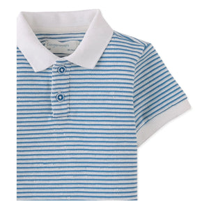 Gingersnaps - Kirk Striped Polo Shirt | Blue
