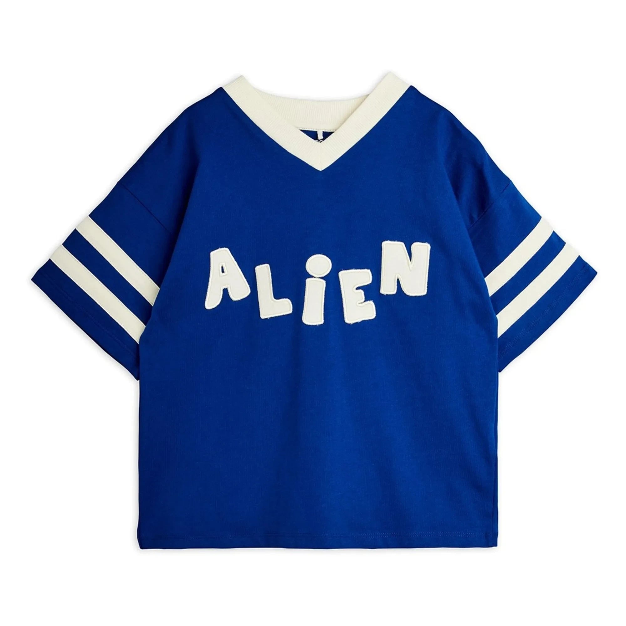 Mini Rodini - Alien Organic Cotton T-Shirt | Blue