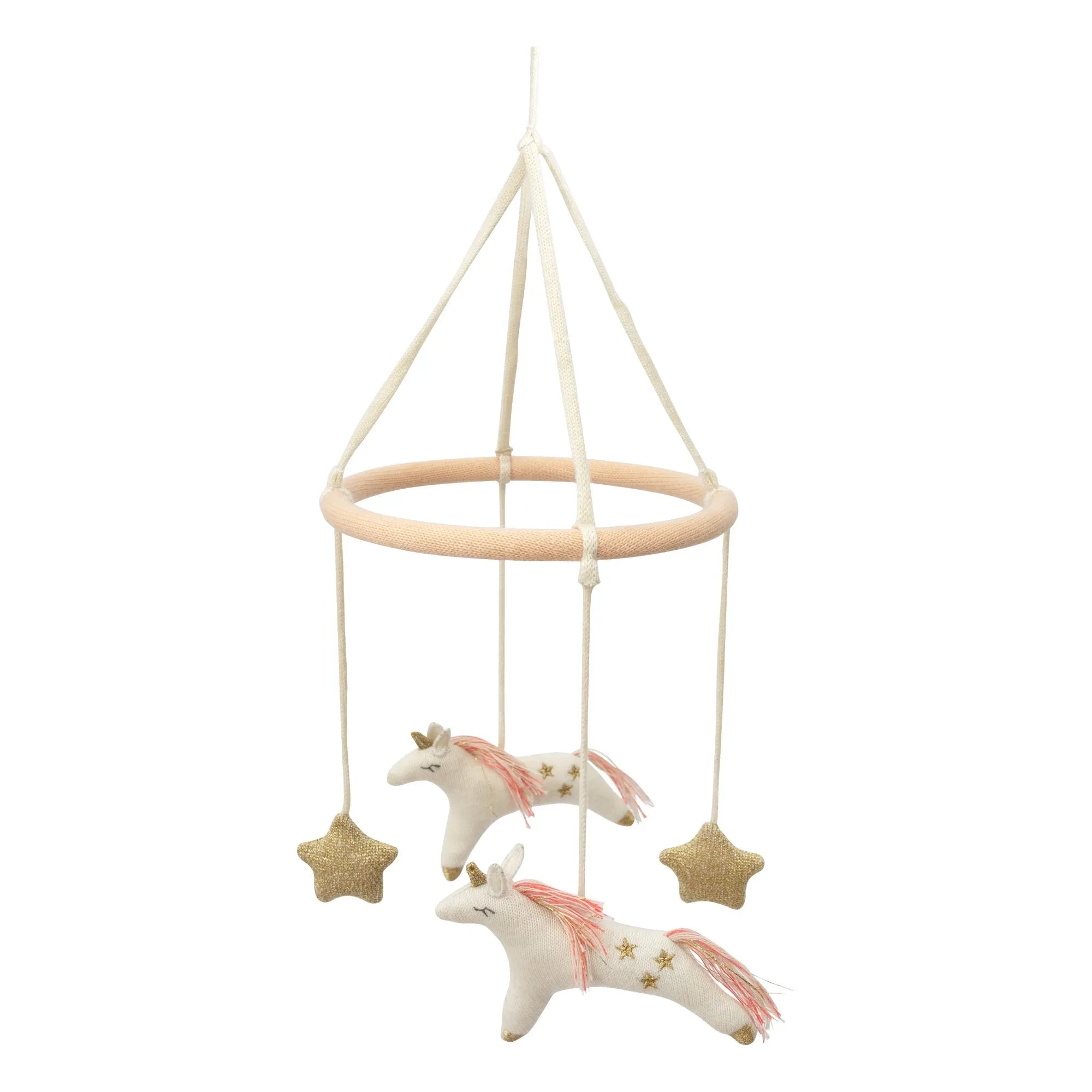 Meri Meri - Organic Cotton Unicorn Baby Rattle