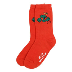 Jelly Mallow - Set of 2 Pairs of Broccoli Socks | Red