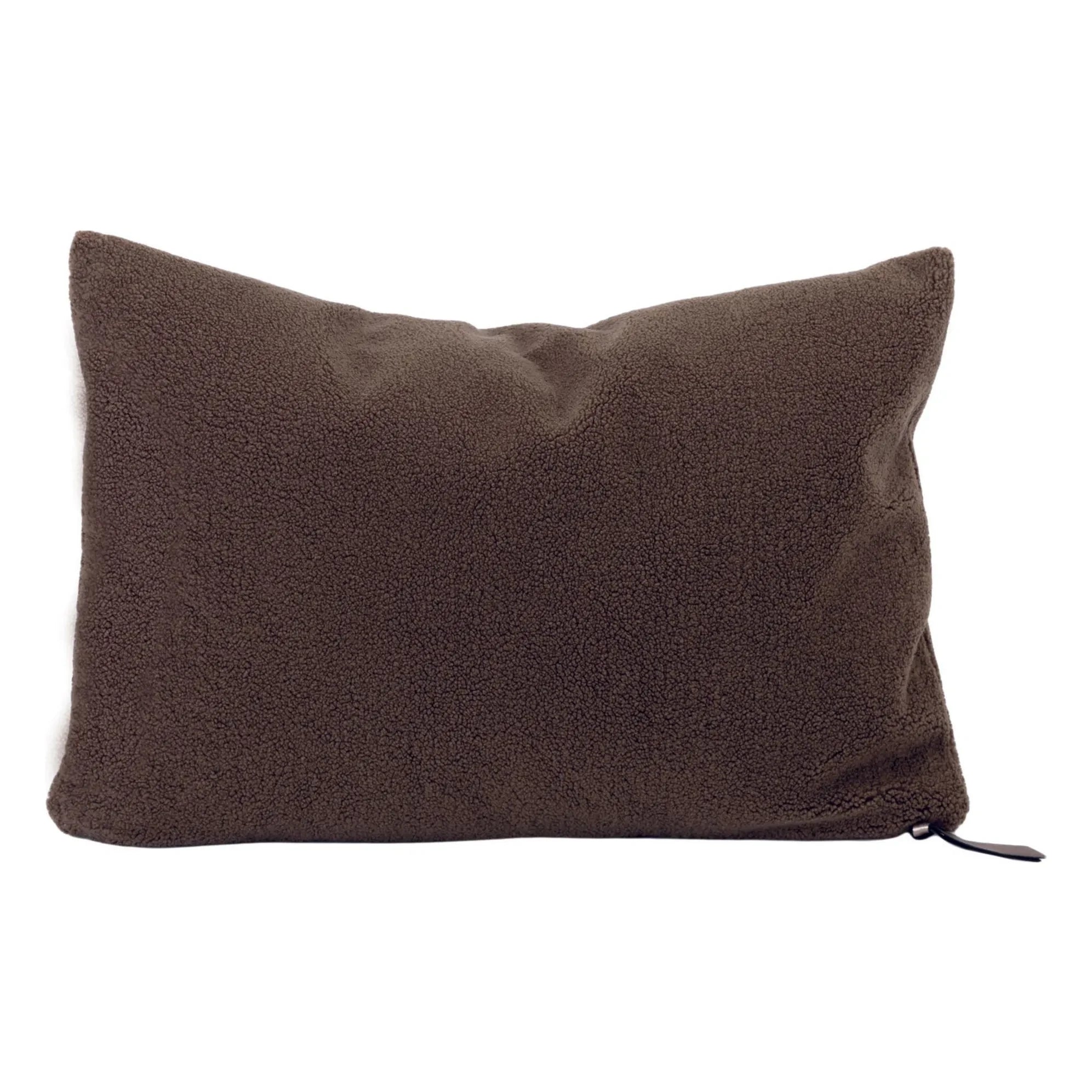 Maison de Vacances - Vice Versa Bouclette Teddy yastık | Frosted brown