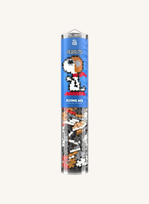 Plus-Plus - Snoopy Aviator Tube - 275 Pieces - Plus-Plus x Peanuts | White