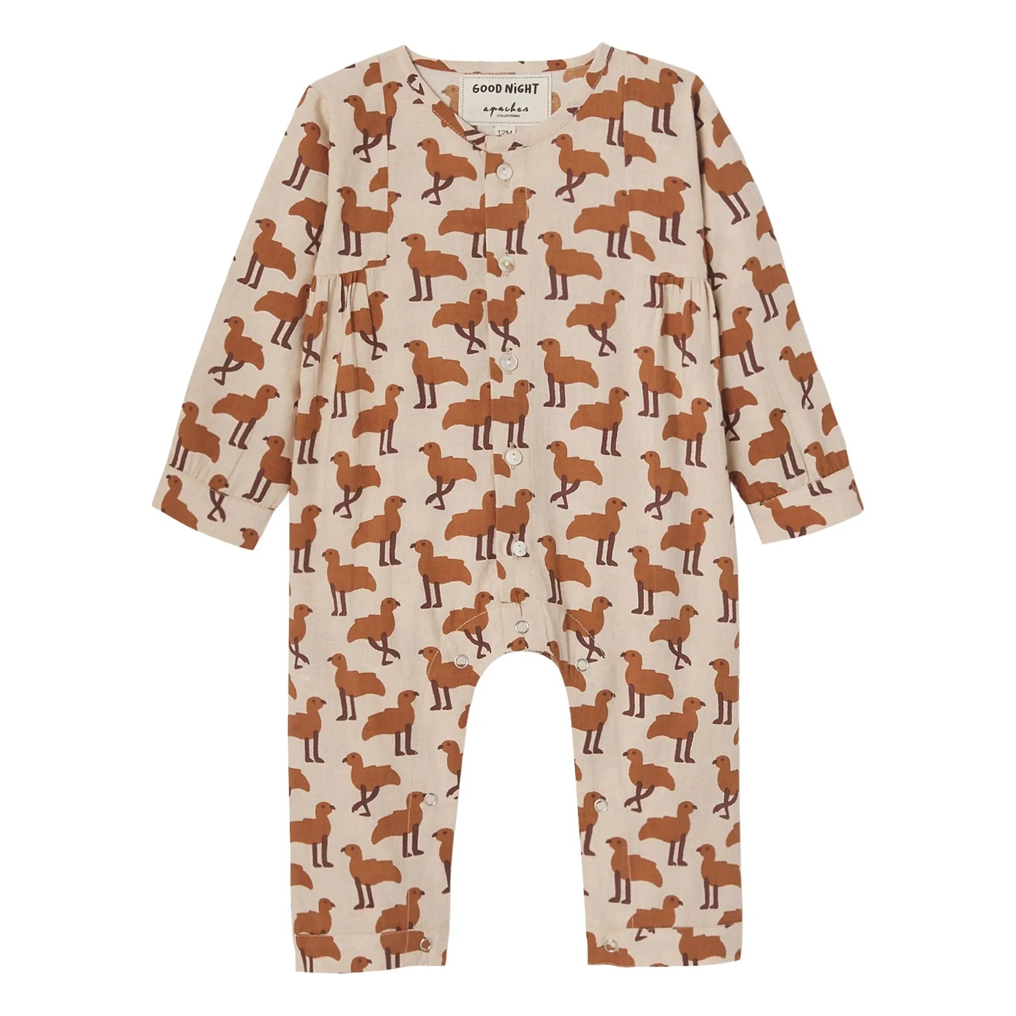 Apaches - Pimi Poussins Pajamas | Brown