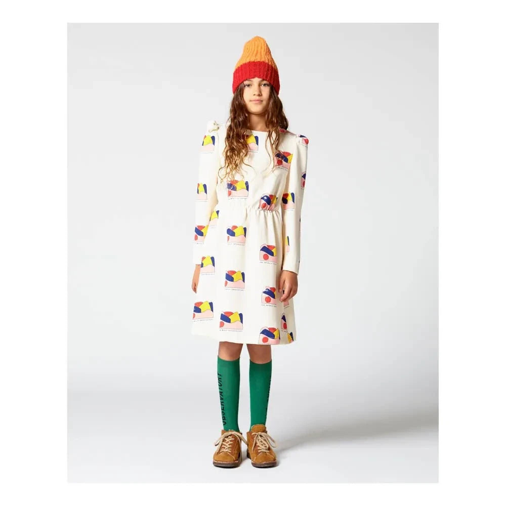 The Animals Observatory - Landscape Dolphin Dress | Ecru
