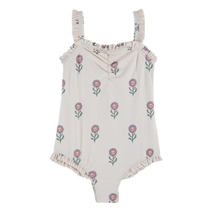 Emile et Ida - Floral Swimsuit | Cream