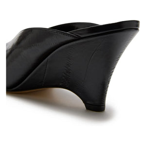 Le Monde Beryl - Victoria Leather Mules | Black