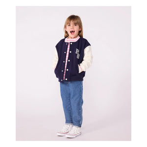 Petit Bateau - Teddy Jacket | Navy Blue