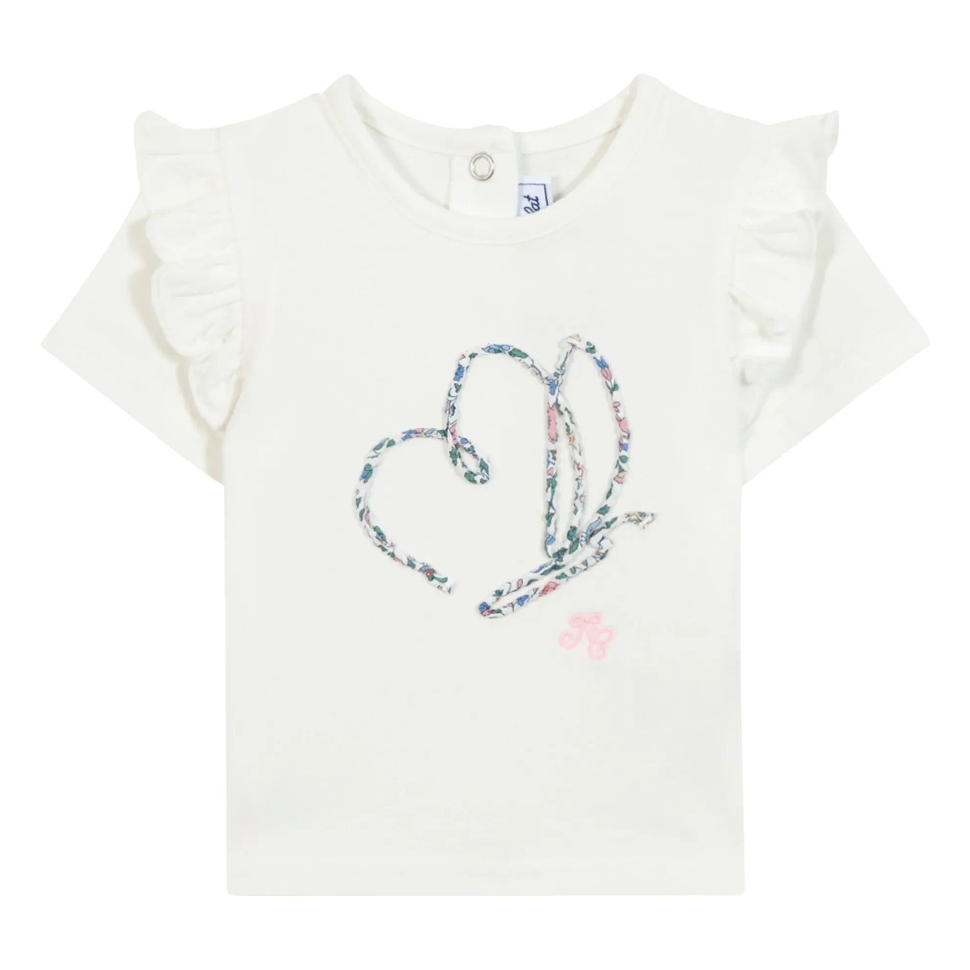 Tartine et Chocolat - Liberty Butterfly Baby T-Shirt | White