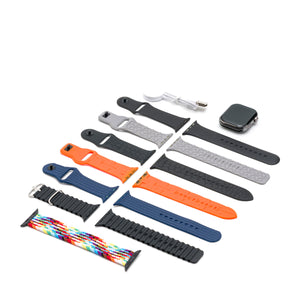 iPixi - Ultra 3. Nesil Yönetici 7 Kayışlı Akıllı Saat Seti