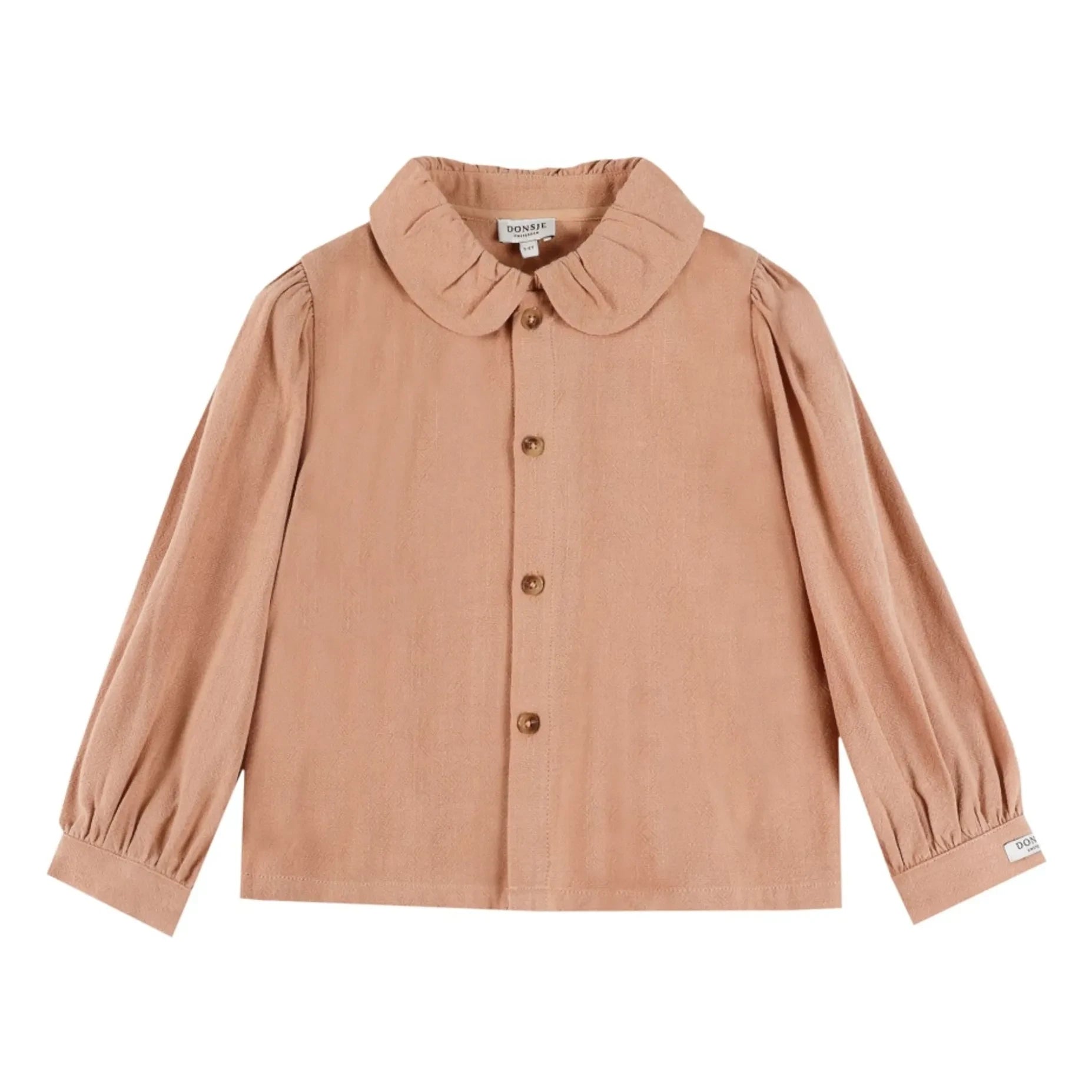 Donsje - Winnie Linen Blouse | Coral