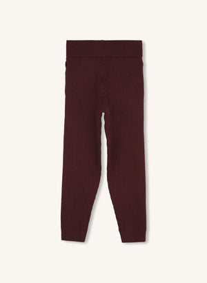 Chloé - Organic cotton knit pants | Plum