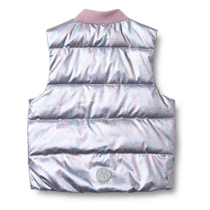 Wheat - Fryd Sleeveless Coat Recycled Fiber Metallic | Purple