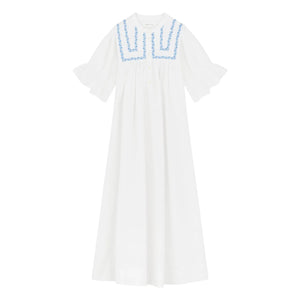 Skall Studio - Bonne Cotton Dress | White