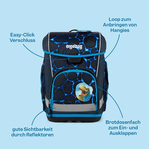 Ergobag - School Bag Set cubo Beary Fast Lane