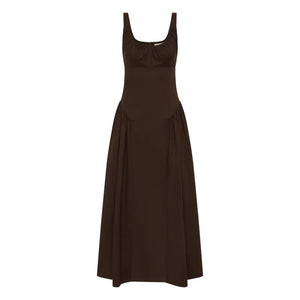 Faithfull the Brand - Marcella Cotton Dress | Coffee