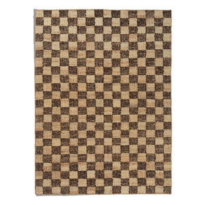 Ferm Living - Plaid Wool and Jute Rugs | Brown