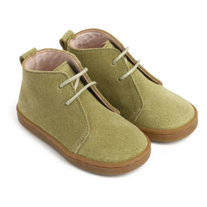 Lazare - Raoul Suede Lace Sneakers | Almond Green