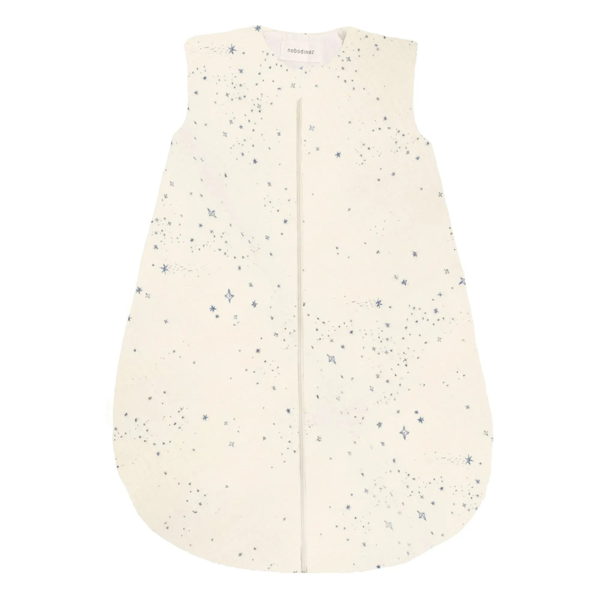 Nobodinoz - Fluffy Wabi Sabi Milky Way Seasonal Sleep Suit | Blue