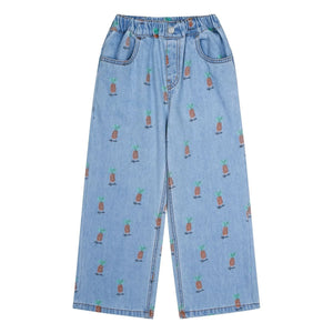 Jelly Mallow - Jean Düz Pineapple | Blue
