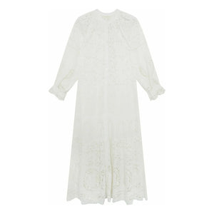 Maison Hotel - Canterbury Patch Dress Lilibet | White