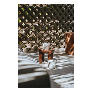 Mon Dada - Neutral Scent Outdoor Candle - L | White/Ecru