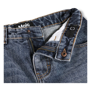 Molo - Alphie Organic Bermuda Denim Pamuk | Mavi