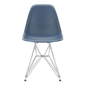 Vitra - DSR Plastic Chair - Chrome Frame - Charles & Ray Eames | Turquoise Blue