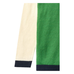 Copenhagen Colors - Color Blocked T-shirt Organic cotton knitted | Green