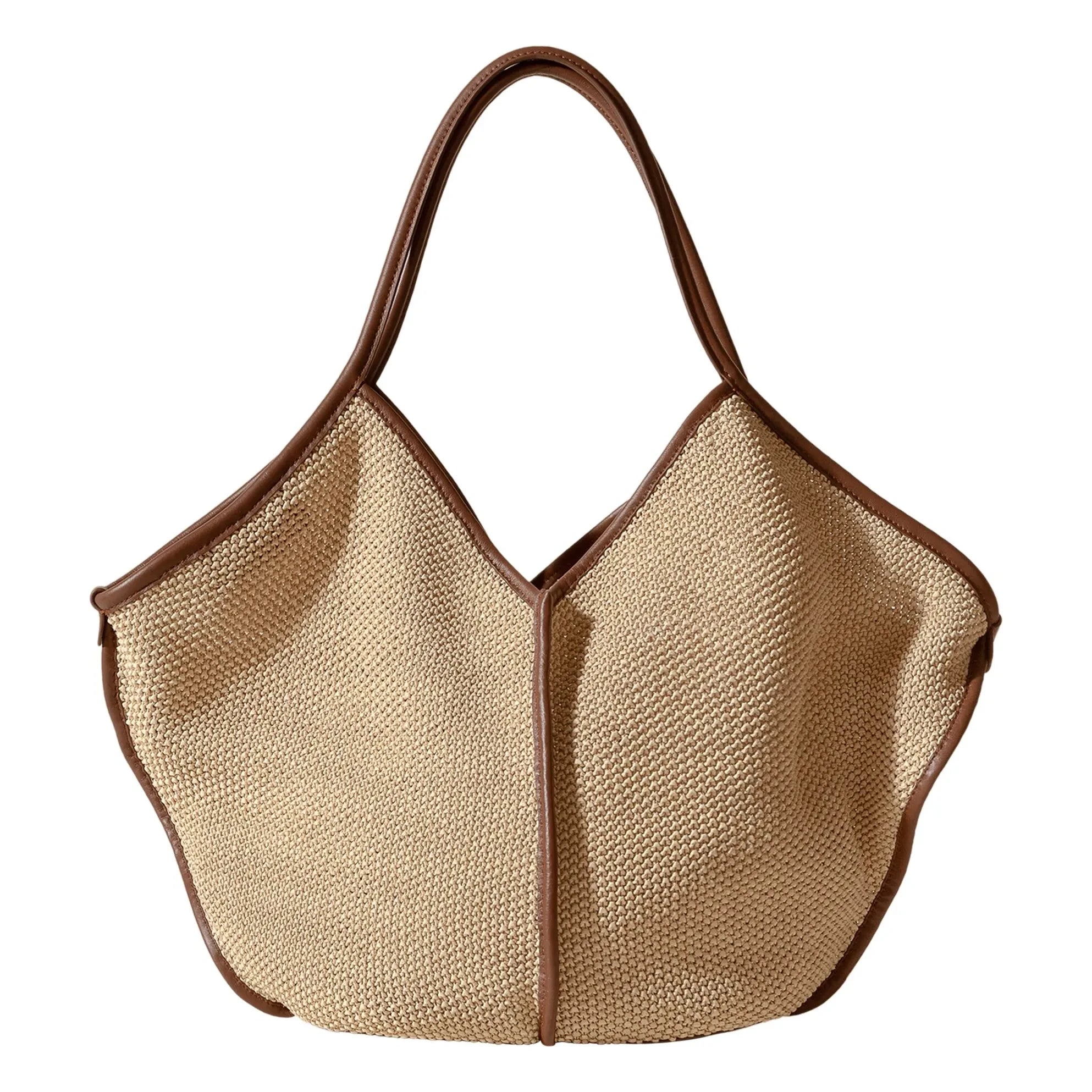 Hereu - Calella Soft Raffia Bag | Beige