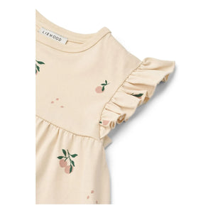 Liewood - Neveah Peach Organic Cotton Dress | Ecru