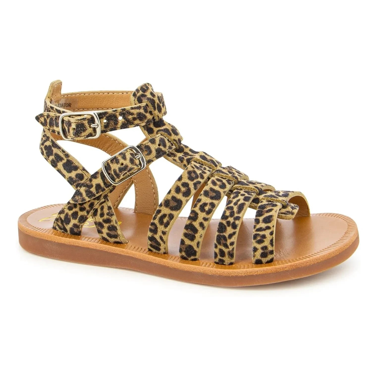 Pom d'Api - Plagette Gladiator Sandals | Leopard
